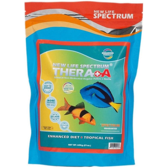 New Life Spectrum THERA +A Regular Pellet 600g - www.ASAP-Aquarium.com