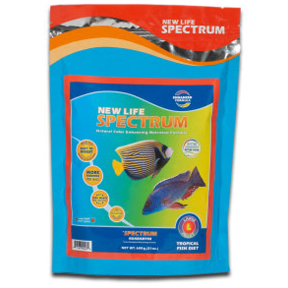 New Life Spectrum TROPICAL FISH Large Pellets 600g - www.ASAP-Aquarium.com