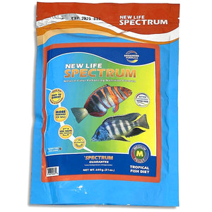 New Life Spectrum TROPICAL FISH Medium Pellets 600g - www.ASAP-Aquarium.com