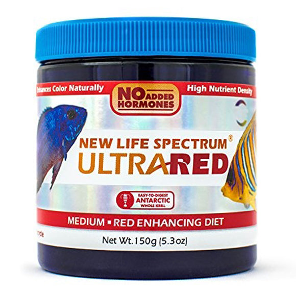 New Life Spectrum ULTRA RED Medium Pellets 150g - www.ASAP-Aquarium.com