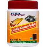 Ocean Nutrition Cichlid Omni Pellets MEDIUM 200 grams (7 oz) - www.ASAP-Aquarium.com