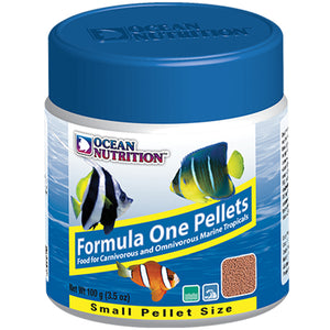 Ocean Nutrition Formula One Pellets SMALL 100 grams (3.5 oz) Fish Food - www.ASAP-Aquarium.com