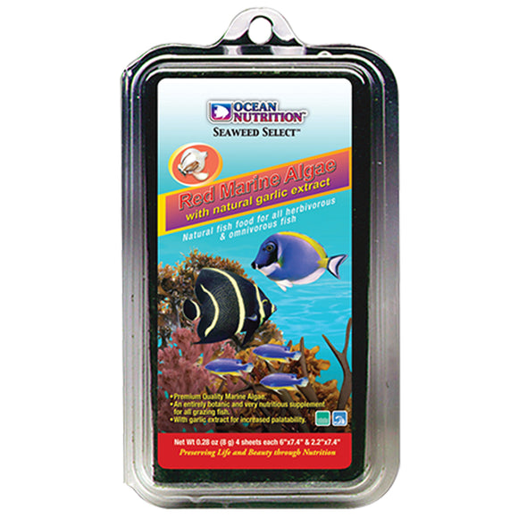 Ocean Nutrition Red Marine Algae 12 grams (4 sheets) Fish Food - www.ASAP-Aquarium.com