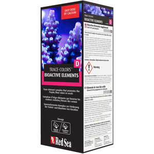 Red Sea Trace Colors D Bioactive Elements Supplement 500mL - www.ASAP-Aquarium.com