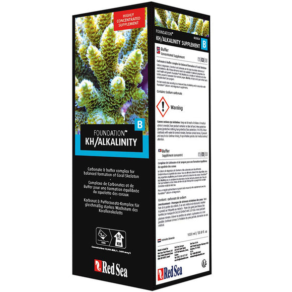 Red Sea Foundation B KH/Alkalinity 1 Liter - www.ASAP-Aquarium.com