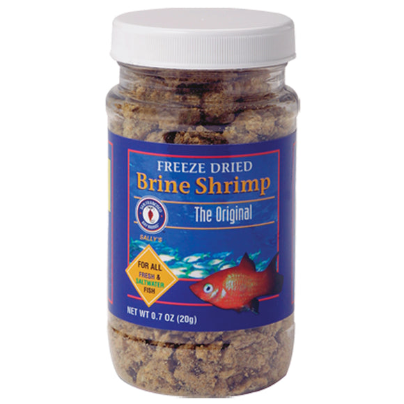 San Francisco Bay Brand Brine Shrimp Freeze Dried 0.7 oz - www.ASAP-Aquarium.com