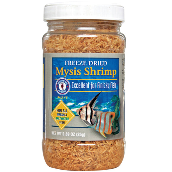 San Francisco Bay Brand Mysis Shrimp Freeze Dried 0.89 oz - www.ASAP-Aquarium.com