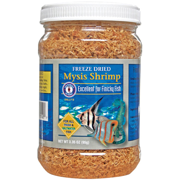 San Francisco Bay Brand Mysis Shrimp Freeze Dried 3.35 oz - www.ASAP-Aquarium.com