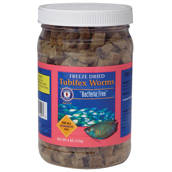 San Francisco Bay Brand Tubifex Worms Freeze Dried 4 oz