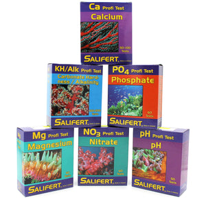 Salifert Test Kit Combo Reef Master (CA KH MG NO3 PO4 pH) - www.ASAP-Aquarium.com