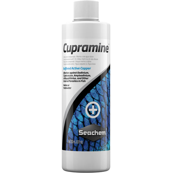 Seachem Cupramine 250mL - ASAP Aquarium