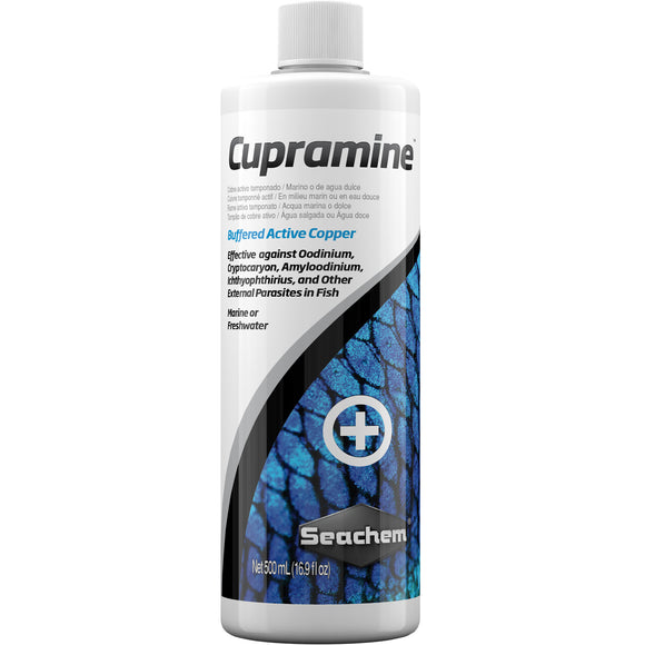 Seachem Cupramine 500mL - ASAP Aquarium