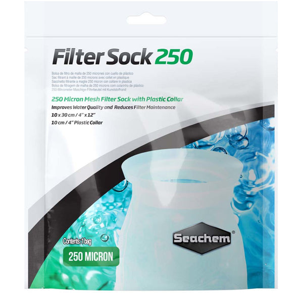 Seachem Filter Sock Small 250 Micron Mesh - ASAP Aquarium