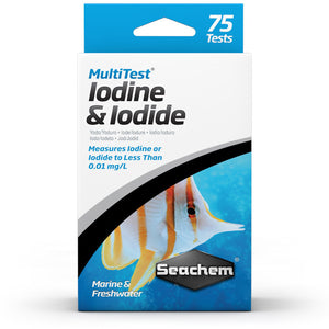 Seachem MultiTest Iodine & Iodide Test Kit - ASAP Aquarium