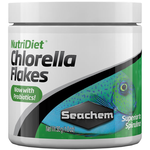 Seachem NutriDiet Chlorella Flakes 30 grams - ASAP Aquarium