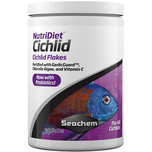 Seachem NutriDiet Cichlid Flakes 100 grams - ASAP Aquarium