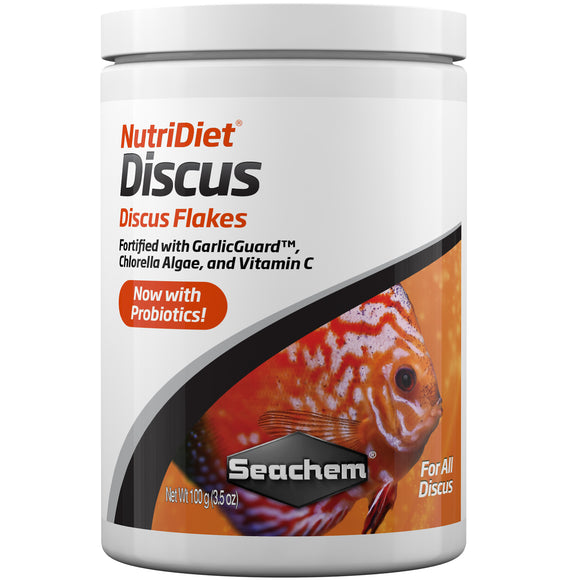 Seachem NutriDiet Discus Flakes 100 grams - ASAP Aquarium