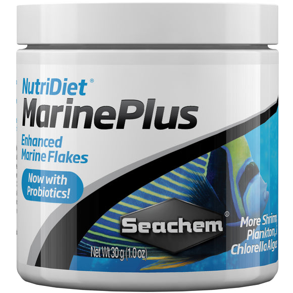 Seachem NutriDiet Marine Plus Flakes 30 grams - ASAP Aquarium
