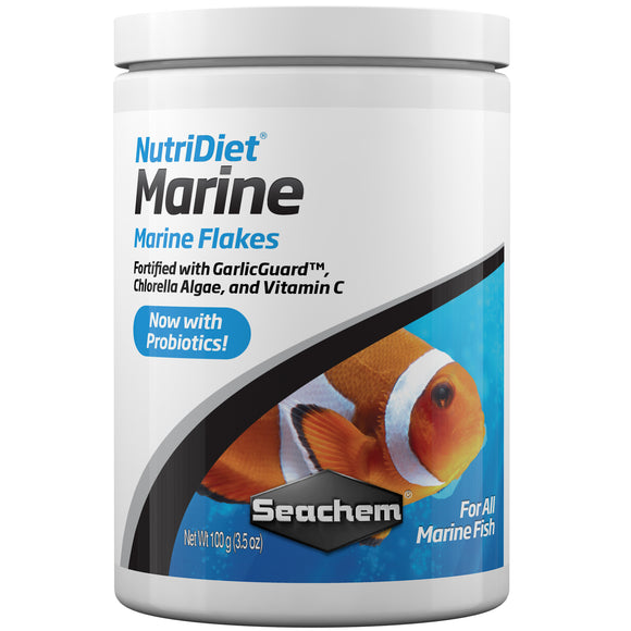Seachem NutriDiet Marine Flakes 100 grams - ASAP Aquarium