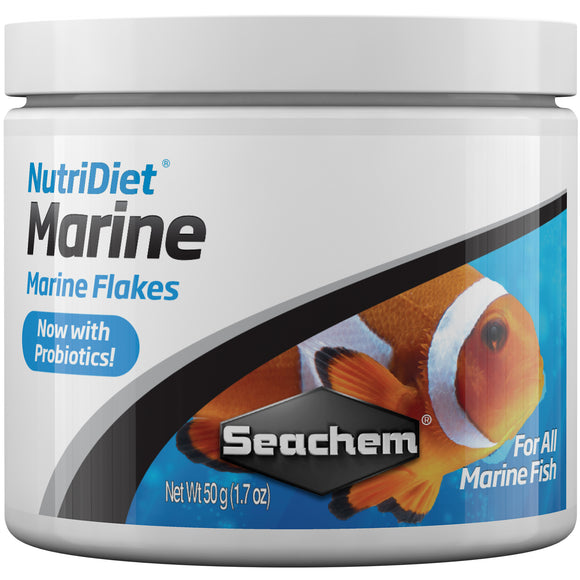 Seachem NutriDiet Marine Flakes 50 grams - ASAP Aquarium