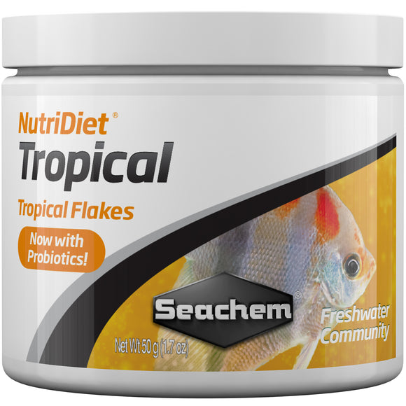 Seachem NutriDiet Tropical Flakes 50 grams - ASAP Aquarium