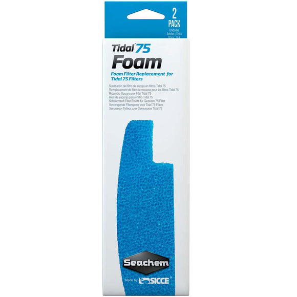 Seachem Tidal 75 Foam 2 Pack - ASAP Aquarium