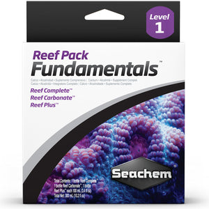 Seachem Reef Pack Fundamentals 3x 100 mL - ASAP Aquarium