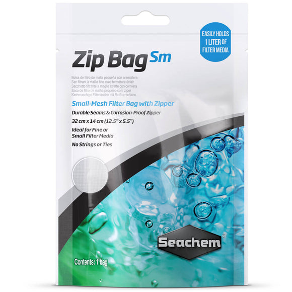 Seachem Zip Bag Sm - www.ASAP-Aquarium.com