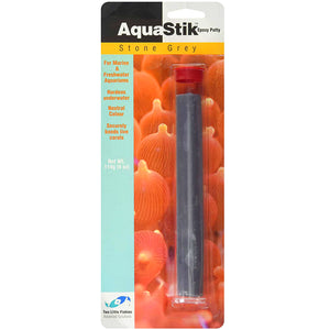 Two Little Fishies AquaStik Epoxy Putty Stone Grey 4oz - www.ASAP-Aquarium.com