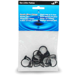 Two Little Fishies Ratchet Clip Set of 6 - 1/2" - www.ASAP-Aquarium.com