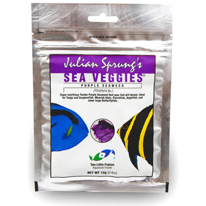 Two Little Fishies Sea Veggies Purple Seaweed 12g - www.ASAP-Aquarium.com