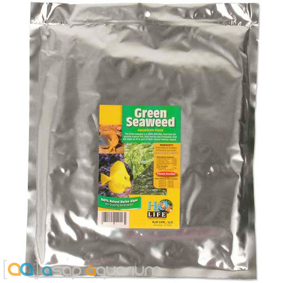 V2O Foods Natural Green Seaweed 150g (60 sheets) - www.ASAP-Aquarium.com