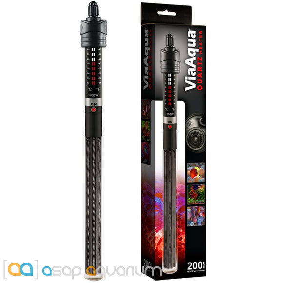 ViaAqua Quartz Aquarium Heater 200 Watt - www.ASAP-Aquarium.com