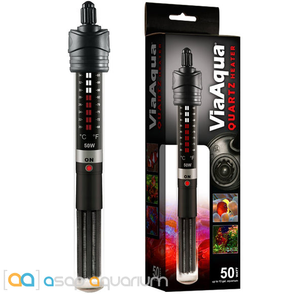 ViaAqua Quartz Aquarium Heater 50 Watt - www.ASAP-Aquarium.com