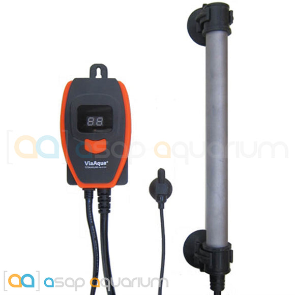 ViaAqua 100 Watt Titanium Aquarium Heater - www.ASAP-Aquarium.com