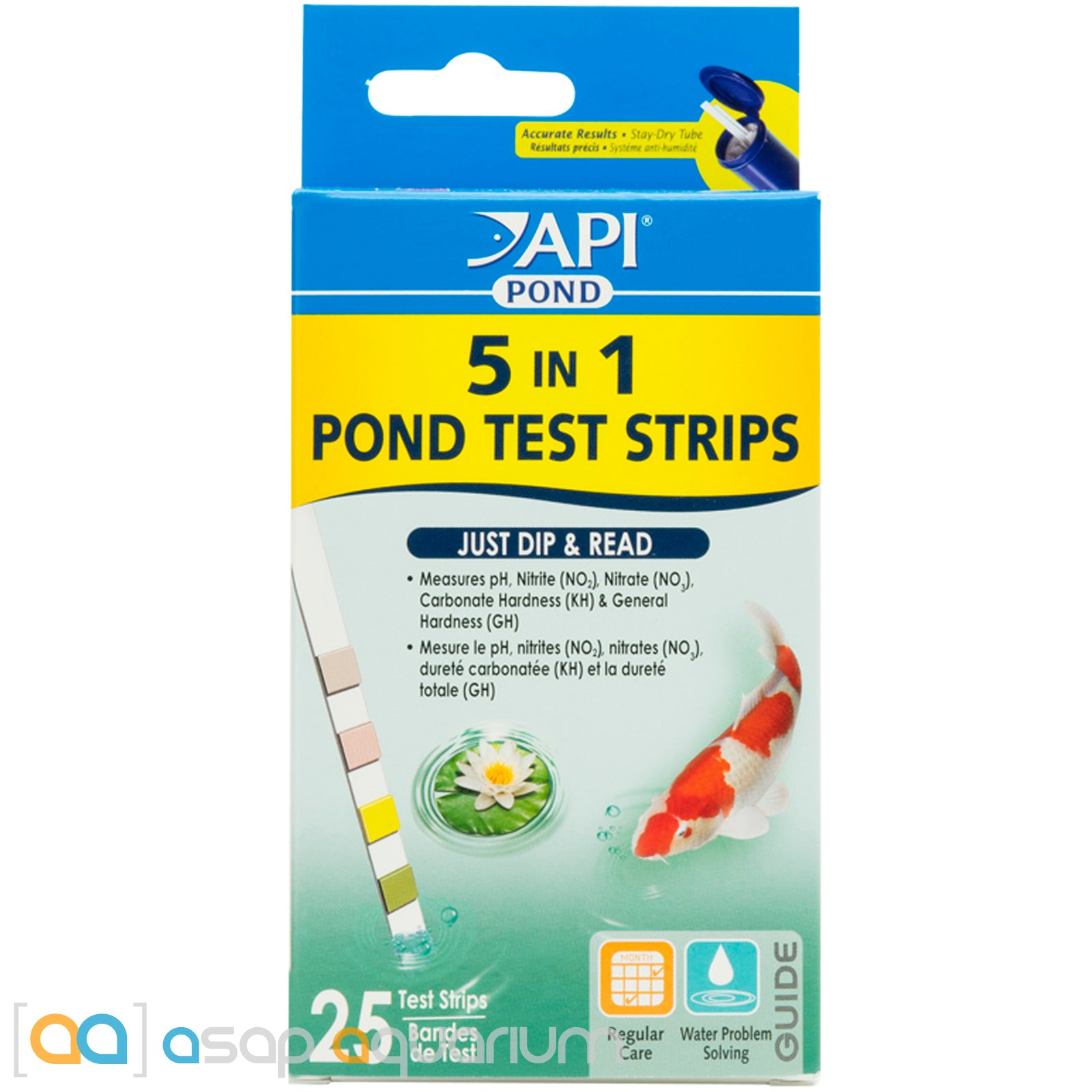 API Pond 5-in-1 Test Strips | ASAP Aquarium