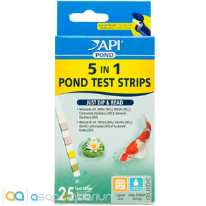 API Pond 5-in-1 Test Strips - ASAP Aquarium