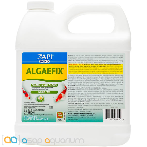 API Pond AlgaeFix 64oz. - ASAP Aquarium