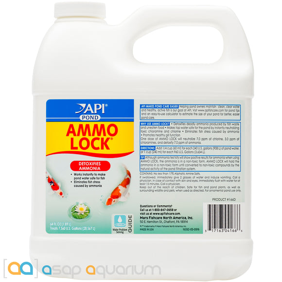 API Pond Ammo Lock 64oz. - ASAP Aquarium