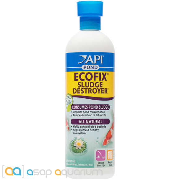 API Pond EcoFix Sludge Destroyer 16oz. - ASAP Aquarium