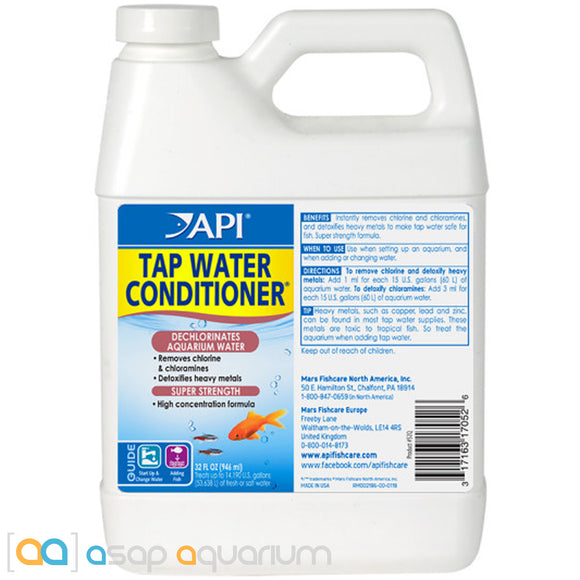 API Tap Water Conditioner 32oz. - ASAP Aquarium