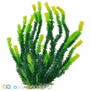AquaTop 20" Tall Green with Light Tips Plant Aquarium Decor - www.ASAP-Aquarium.com