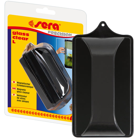 sera Glass Clear Large Magnetic Glass Cleaner - ASAP Aquarium