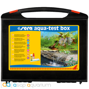 Sera Freshwater Aqua Test Box - USA Version (with Chlorine Test) - www.ASAP-Aquarium.com