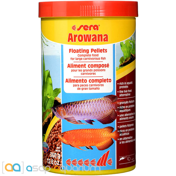 sera Arowana Floating Pellets 1,000mL - www.ASAP-Aquarium.com