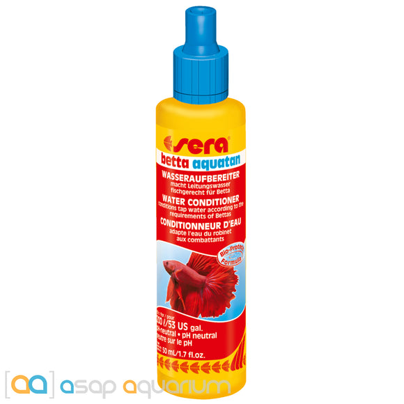 Sera Betta Aquatan 50mL Water Conditioner 1.7oz - www.ASAP-Aquarium.com