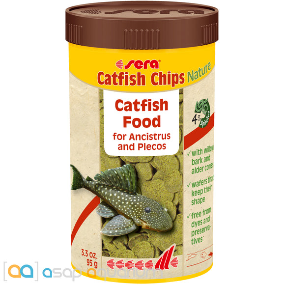 sera Catfish Chips Nature 250mL - www.ASAP-Aquarium.com