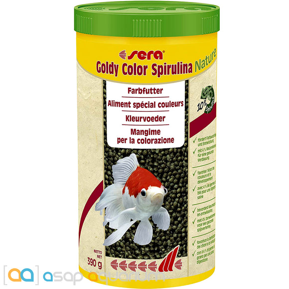 sera Goldy Color Spirulina Nature 1,000mL - www.ASAP-Aquarium.com