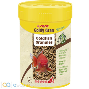 sera Goldy Gran Nature 100mL Goldfish Food Granules - www.ASAP-Aquarium.com