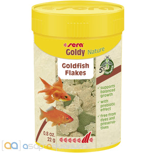 Sera Goldy Nature 100mL Goldfish Food Flakes - www.ASAP-Aquarium.com